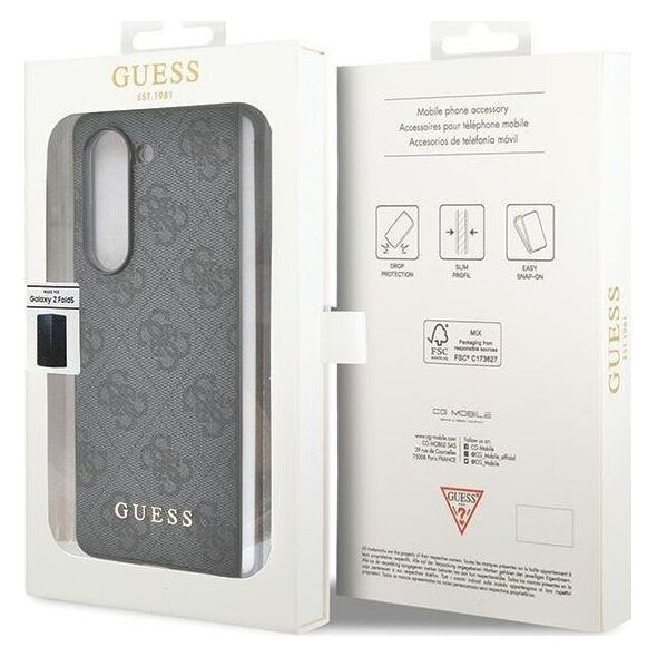 Guess Guess GUHCZFD5GF4GGR F946 Z Fold5 szary/grey hardcase 4G Charms Collection