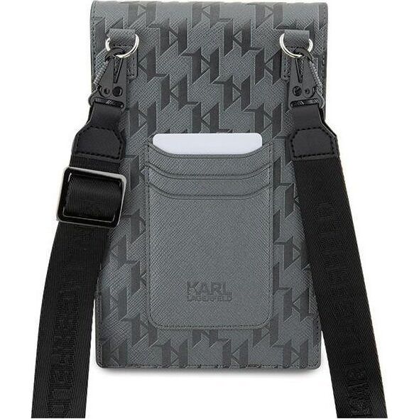 Karl Lagerfeld Karl Lagerfeld Torebka KLWBSAKHPCG srebrny/silver Saffiano Monogram Choupette