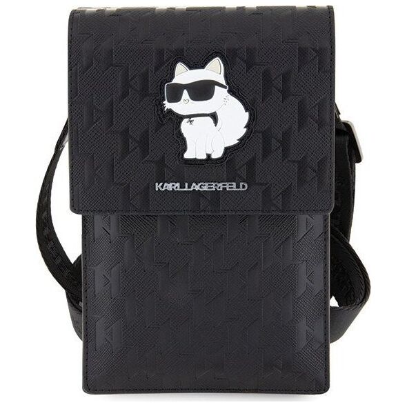 Karl Lagerfeld Karl Lagerfeld Torebka KLWBSAKHPCK czarny/black Saffiano Monogram Choupette