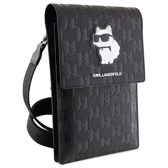 Karl Lagerfeld Karl Lagerfeld Torebka KLWBSAKHPCK czarny/black Saffiano Monogram Choupette