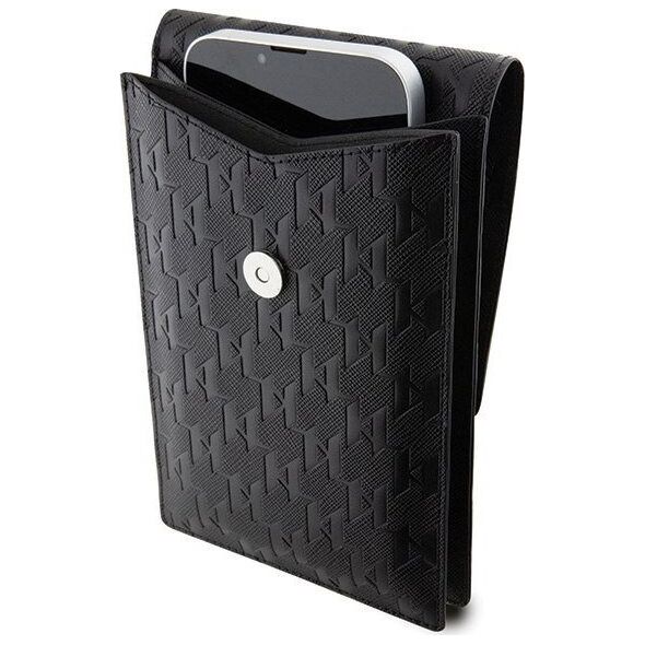Karl Lagerfeld Karl Lagerfeld Torebka KLWBSAKHPCK czarny/black Saffiano Monogram Choupette