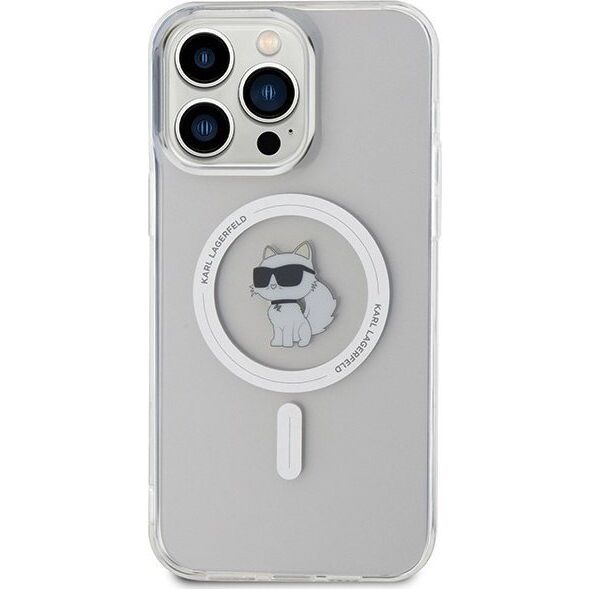 Karl Lagerfeld Karl Lagerfeld KLHMP15XHFCCNOT iPhone 15 Pro Max 6.7" transparent hardcase IML Choupette MagSafe