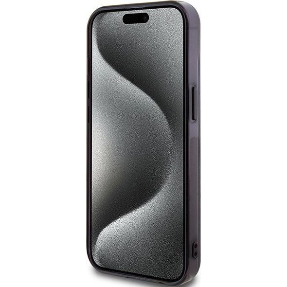 Karl Lagerfeld Karl Lagerfeld KLHMP15SHKHNOTK iPhone 15 6.1" transparent hardcase IML Karl`s Head MagSafe