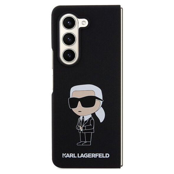Karl Lagerfeld Karl Lagerfeld KLHCZFD5SNIKBCK Z Fold5 hardcase czarny/black Silicone Ikonik