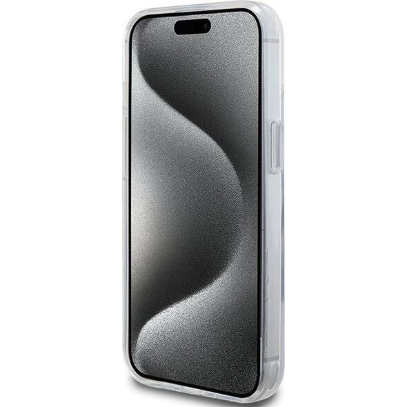 Karl Lagerfeld Karl Lagerfeld KLHMP15SHMRSCHH iPhone 15 6.1" biały/white hardcase Ring Stand Choupette Head MagSafe