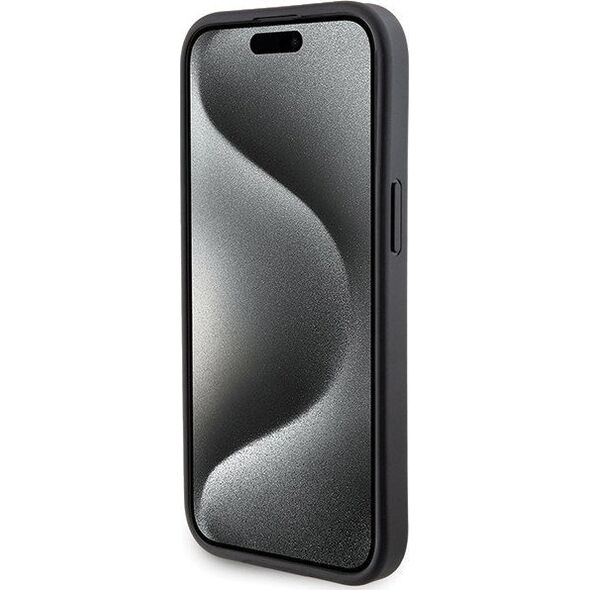 Karl Lagerfeld Karl Lagerfeld KLHCP15MGSAKCPK iPhone 15 Plus 6.7" czarny/black hardcase Gripstand Saffiano Karl&Choupette Pins
