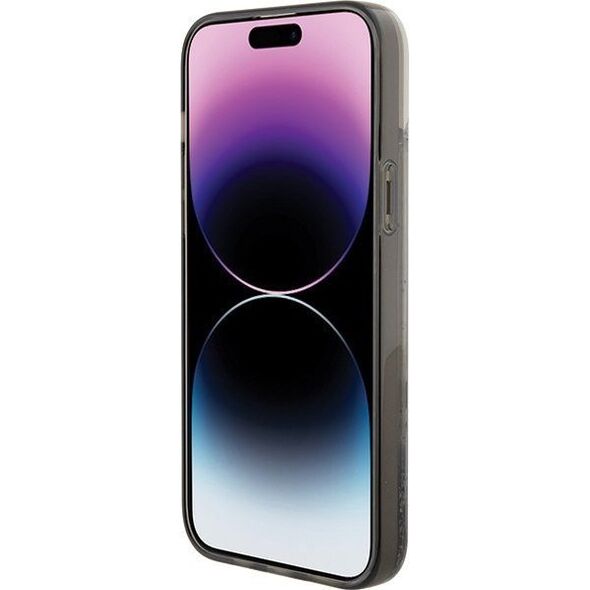 Karl Lagerfeld Karl Lagerfeld KLHCP15MLKCNSK iPhone 15 Plus 6.7" transparent hardcase Liquid Glitter Choupette