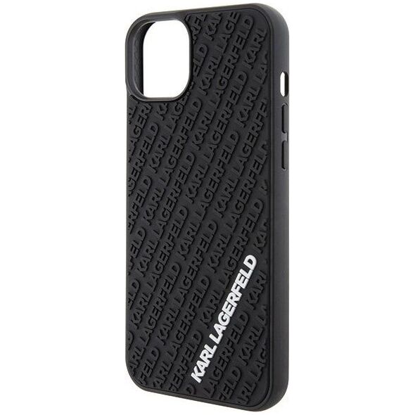 Karl Lagerfeld Karl Lagerfeld KLHCP15M3DMKRLK iPhone 15 Plus 6.7" czarny/black hardcase 3D Rubber Multi Logo