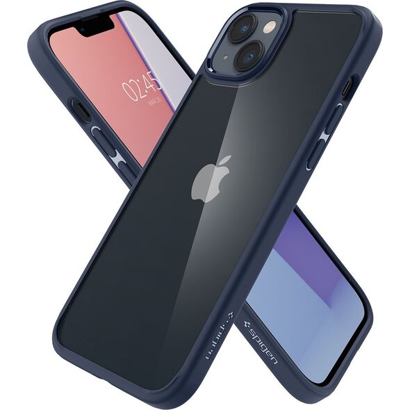 Spigen Crystal Hybrid, navy blue - iPhone 14 Plus