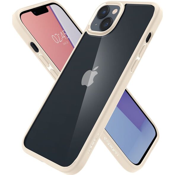 Spigen Spigen Crystal Hybrid, sand beige - iPhone 14 Plus