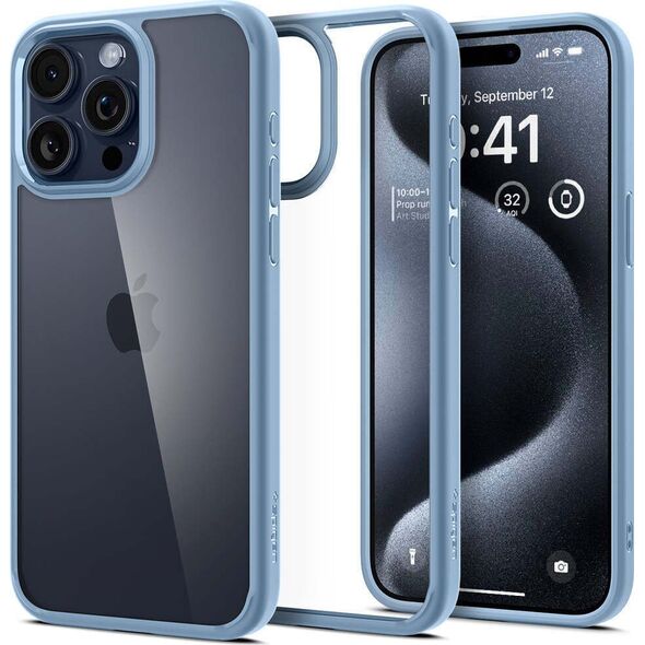Spigen Spigen Crystal Hybrid, sierra blue - iPhone 15 Pro Max