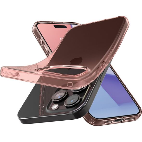 Spigen Spigen Crystal Flex, rose crystal - iPhone 15 Pro Max