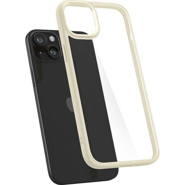 Spigen Spigen Crystal Hybrid, mute beige - iPhone 15 Plus