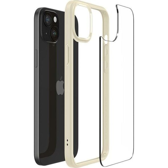 Spigen Spigen Crystal Hybrid, mute beige - iPhone 15 Plus