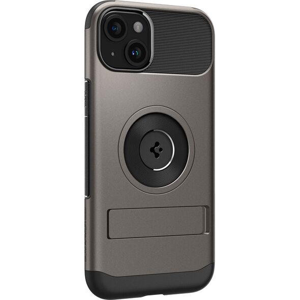 Spigen Spigen Slim Armor MagSafe, gunmetal - iPhone 15