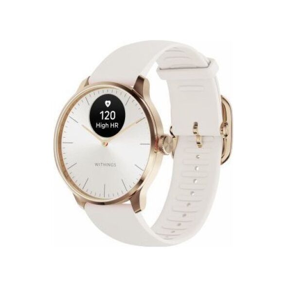Zegarek Withings Withings ScanWatch Light, rose gold white