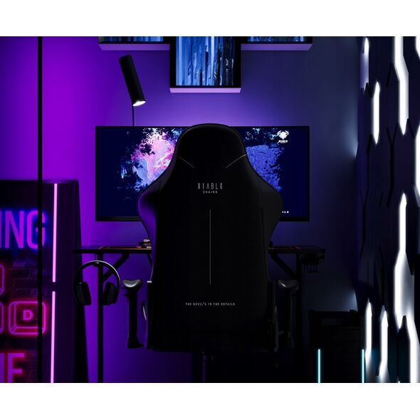 Fotel Diablo Chairs gamingowy Diablo X-Starter: granatowy