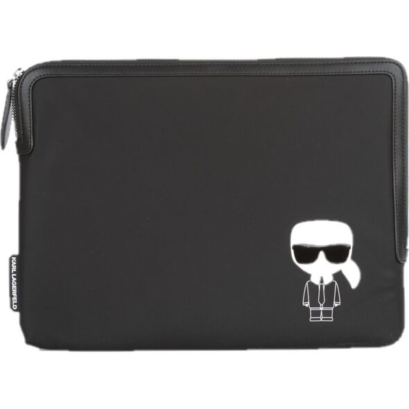 Karl Lagerfeld Karl Lagerfeld Sleeve KLCS16SAKCPMK 16" czarny/black Saffiano Karl&Choupette