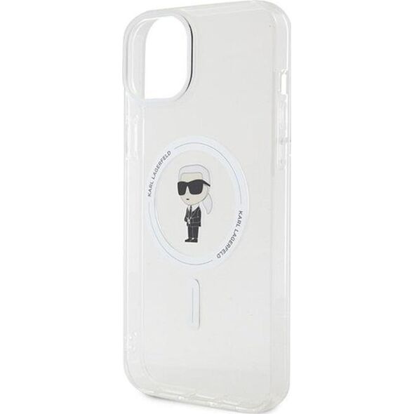 Karl Lagerfeld Karl Lagerfeld KLHMP15MHFCKNOT iPhone 15 Plus 6.7" transparent hardcase IML Ikonik MagSafe