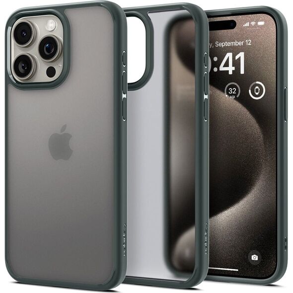 Spigen Ultra Hybrid, frost green - iPhone 15 Pro
