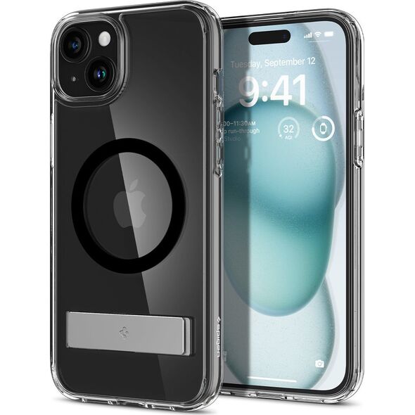Spigen Ultra Hybrid S MagSafe, black - iPhone 15