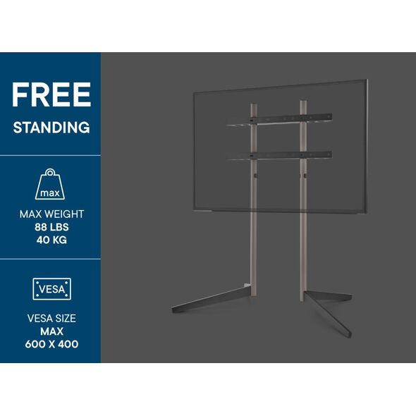 One For All Stojak podłogowy WM7611 na telewizor 32"-65" max 40kg VESA 200x200-600x400
