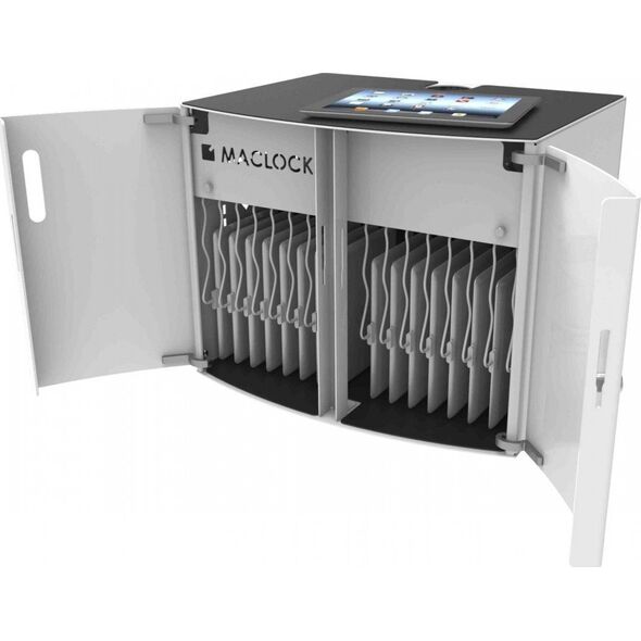 Szafa Compulocks Compulocks Tablet / Laptop Charging Cabinet For Counter Top or Wall Mount EU Power Plug - Schrankeinheit - fur 16 Tablets - Bildschirmgrosse: 33 cm (13") - Wandmontage, am Wagen montierbar
