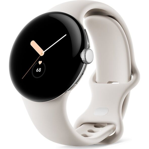 Google - Armband fur Smartwatch - Small / Large - Chalk - fur Google Pixel Watch