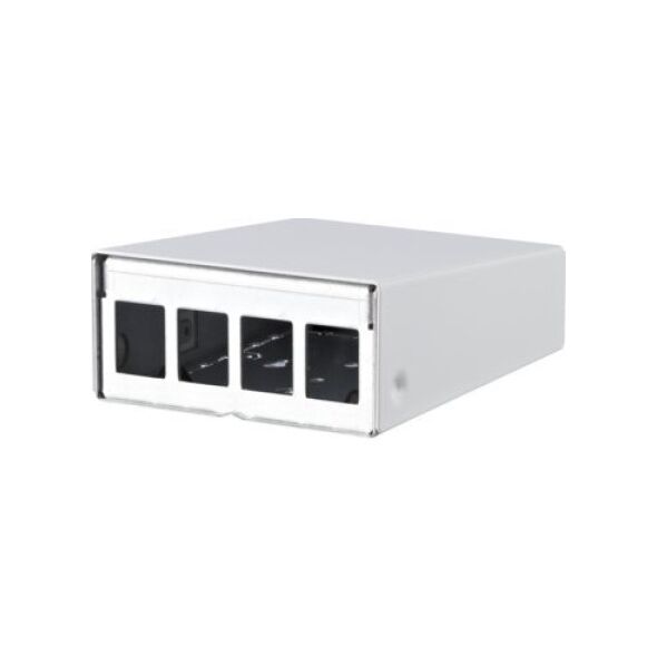 Metz METZ CONNECT Obudowa AP Keystone 4-portowa czysta biel RAL9010