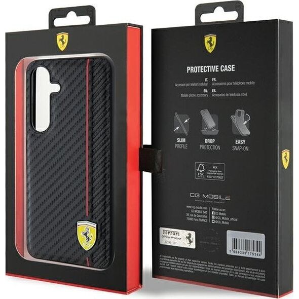 Ferrari Ferrari FEHCS24MN3DUR S24+ S926 black/black hardcase Carbon Printed Line