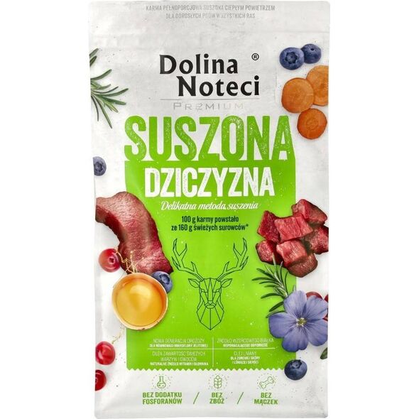 Dolina Noteci Premium Dziczyzna  karma suszona dla psa 9kg