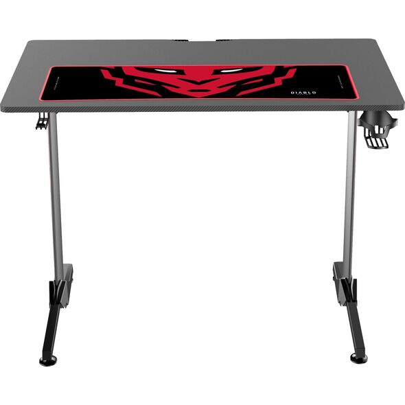 Biurko Diablo X-Mate 1000 Czarno-Czerwone 100 cmx60 cm