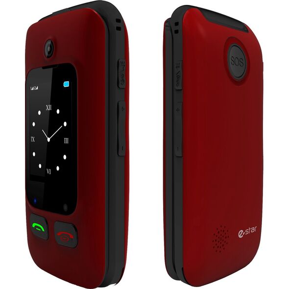 Telefon komórkowy Estar MOBILE PHONE ESTAR DIGNI FLIP RED