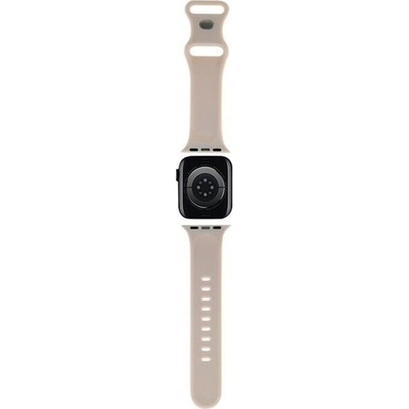 Hello Kitty Hello Kitty HKAWMSCHBLE Apple Watch Strap 38/40/41mm beige/beige strap Silicone Kitty Head