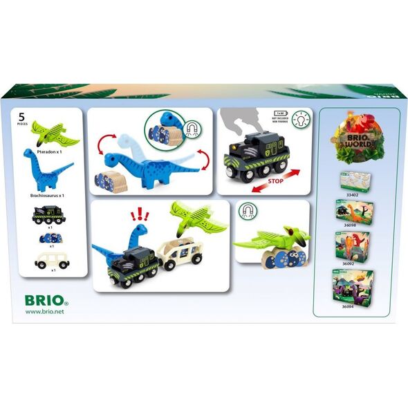Brio Pociąg na baterie Dino
