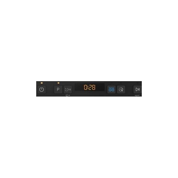 Świetlówka Hivision Free standing | Dishwasher | D2F HD624 AS | Width 60 cm | Number of place settings 14 | Number of programs 9 | Energy efficiency class E | Display | Silver