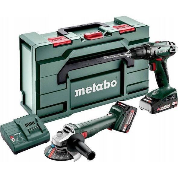 Zestaw elektronarzędzi Metabo METABO.COMBO SET 18V 2.4.3 (BS18+W18) 1x4.0Ah, 1x2.0Ah METABOX ...