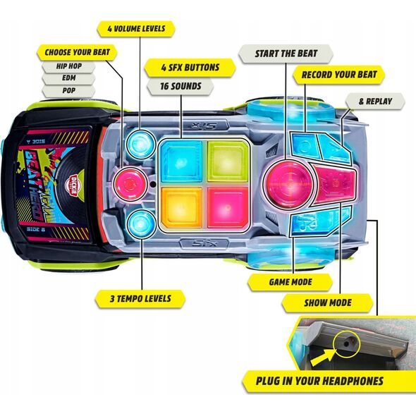 Dickie Pojazd Streets Beatz Beat Hero 33,5 cm