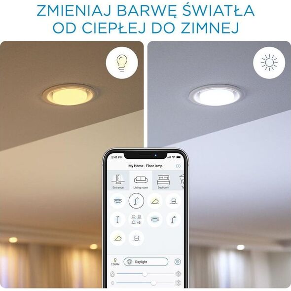 WiZ WiZ,Candle,4,9W,2200-6500 (RGB),C37,E14,1 pcs lightsource