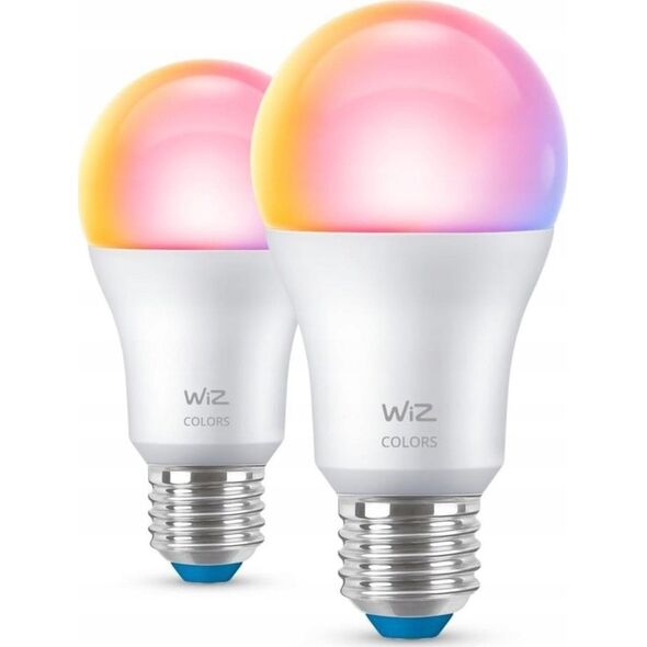 WiZ WiZ,Bulb,8,5W,2200-6500 (RGB),A60,E27,2 pcs lightsource
