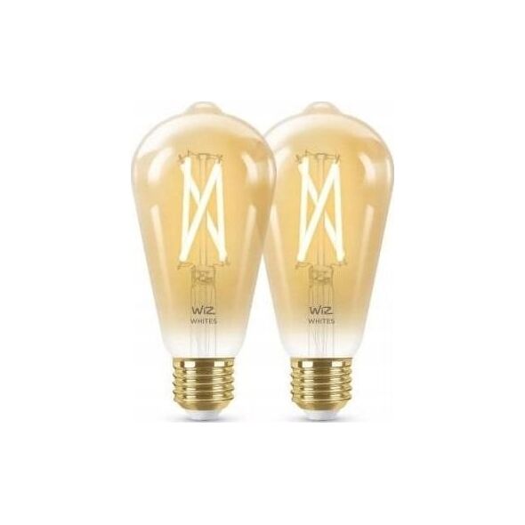 WiZ WiZ,ST64 Edison,7W,2000-5000,ST64,E27,2 pcs lightsource