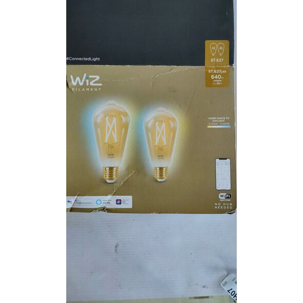WiZ WiZ,ST64 Edison,7W,2000-5000,ST64,E27,2 pcs lightsource