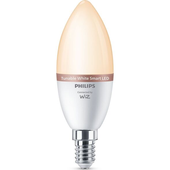 Philips WiZ | Philips Smart WiFi Candle C37, 3pcs pack | E14 | 4.9 W | Tunable White