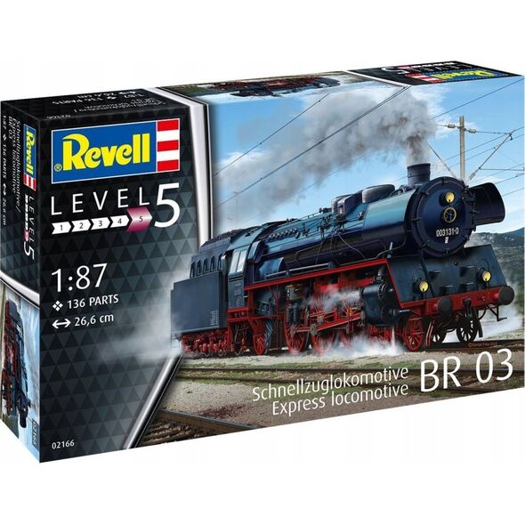 Revell Model plastikowy Lokomotywa BR03 1/87