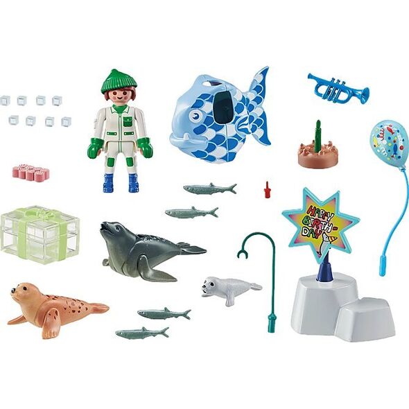 Playmobil Zestaw z figurkami My Life 71448 Karmienie zwierząt
