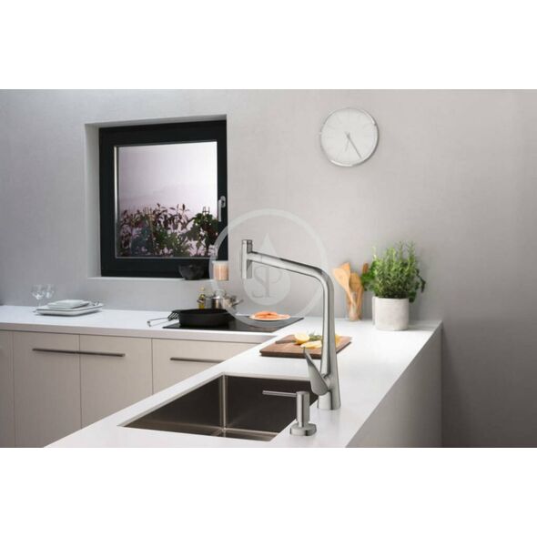 Bateria kuchenna Hansgrohe Kitchen faucet with pull-out hose Hansgrohe Metris Select M71 73816800