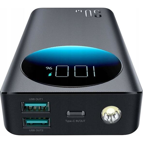 Powerbank Joyroom Joyroom JR-PBF03 30W 30000mAh + kabel USB-A - USB-C 0.25m czarny