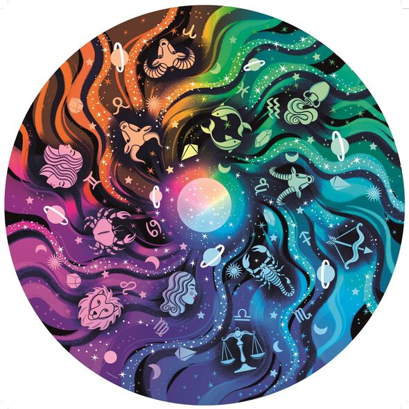 Ravensburger Puzzle 500 elementów Paleta kolorów Astronomia