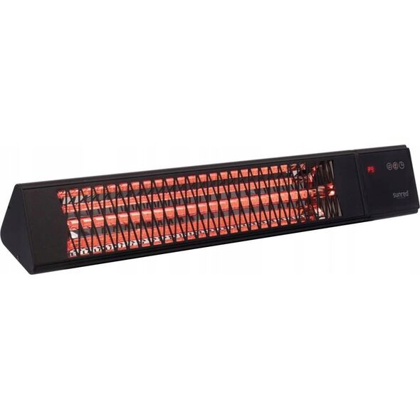 Sunred SUNRED | Heater | PRO25W-SMART, Triangle Dark Smart Wall | Infrared | 2500 W | Number of power levels | Suitable for rooms up to m² | Black | IP55