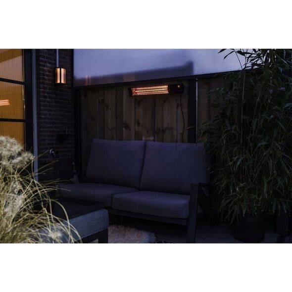 Sunred SUNRED | Heater | PRO25W-SMART, Triangle Dark Smart Wall | Infrared | 2500 W | Number of power levels | Suitable for rooms up to m² | Black | IP55